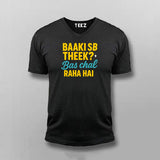 Baaki Sab Theek Funny Hindi T-shirt For Men