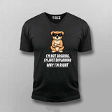 Cool Attitude Dog T-shirt For Men