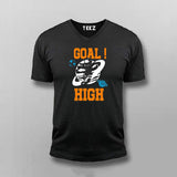 Astronaut Playing Football T-Shirt for Men - Unique Space Style