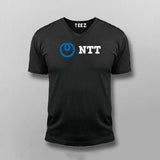 NTT Logo Graphic Tech Company Inspired T-shirt For Men