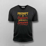 Prompt Engineer T-Shirt for Men – AI Wizard Mode Activated