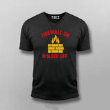 Firewall On Sleep Off T-Shirt for Men – Sysadmin Life Humor