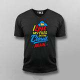 Lost in the Cloud T-Shirt For Men – Digital Disaster Edition