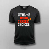 Ctrl+Z My Career T-Shirt for Men – Funny IT Life Rewind