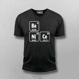 Be Nice - Science T-Shirt for Men - Geeky & Funny Science