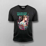 You Belong With Me T-Shirt For Men – Bold Fan Art for Pop Hearts
