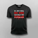 No One Scream Horror T-shirt For Men