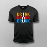 Drink Drank Drunk T-Shirt for Men – Online India Party Tee