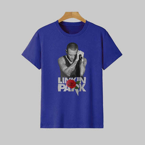 Linkin Park Tribute T-Shirt For Men – Rose of Remembrance Edition