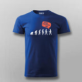 Stop Following Me T-shirt For Men – Funny Evolution Design