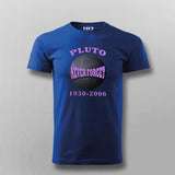 Pluto Never Forget Honoring the Lost Planet T-Shirt – For Men