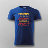 Prompt Engineer T-Shirt for Men – AI Wizard Mode Activated