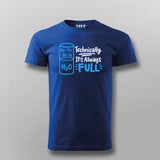 H2O Full Science T-Shirt For Men  – Funny Physics