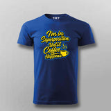 Superposition Coffee Mode T-Shirt For Men – Quantum Caffeine State