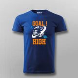 Astronaut Playing Football T-Shirt for Men - Unique Space Style