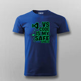 VS Code Is My Safe Space T-Shirt For Men – Dev Comfort Mode