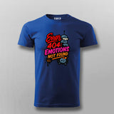 Error 404 Emotions Not Found T-Shirt For Men – Dead Inside