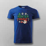 Winter Magic Christmas T-shirt For Men