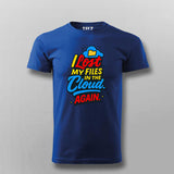 Lost in the Cloud T-Shirt For Men – Digital Disaster Edition