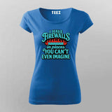 Firewall Defense Mode T-Shirt For Women – Built Like a Network Fortress