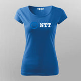 NTT Logo Graphic Tech Company Inspired T-shirt For Women
