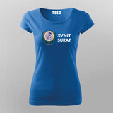 SVNIT Surat Logo T-shirt For Women