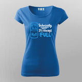 H2O Full Science T-Shirt For Women  – Funny Physics
