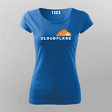 Cloudflare Logo T-Shirt for Women – Style Meets Speed