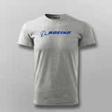 Boeing Men's Round Neck T-Shirt - Trendy and Comfortable