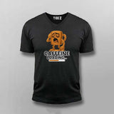 Caffeine Loading Men V Neck T-shirt