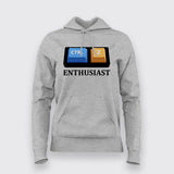Ctrl + Z Enthusiast - Women's Undo Command Developer Hoodie