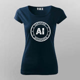 Certified AI Whisperer T-shirt For Women