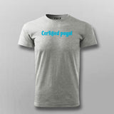 Certified Pagal  Funny Hindi, Urdu Quote T-shirt For Men