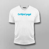 Certified Pagal  Funny Hindi, Urdu Quote T-shirt For Men