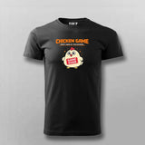 Chicken Game T-shirt For Men – Funny Gamer Tee
