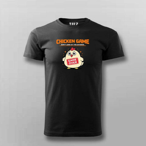 Chicken Game T-shirt For Men – Funny Gamer Tee