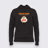 Chicken Game T-shirt For Women – Funny Gamer Tee