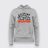 Choose Your Weapon Chef T-shirt For Women Online India.