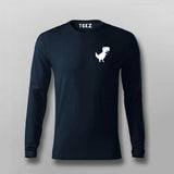 Chrome Dino Chest Logo T-shirt For Men