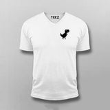 Chrome Dino Chest Logo T-shirt For Men