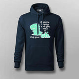 Clap Your… Oh Dino Hoodie For Men – Funny Meme Wear