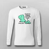 Clap Your… Oh Dino T-shirt For Men – Funny Meme Wear