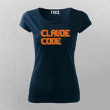 Claude Code T-shirt For Women – Dev Mode Retro