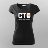 Claude Token Operator T-shirt For Women