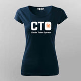 Claude Token Operator T-shirt For Women