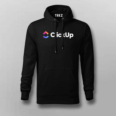 ClickUp Hoodie For Men – Productivity Tech Tee