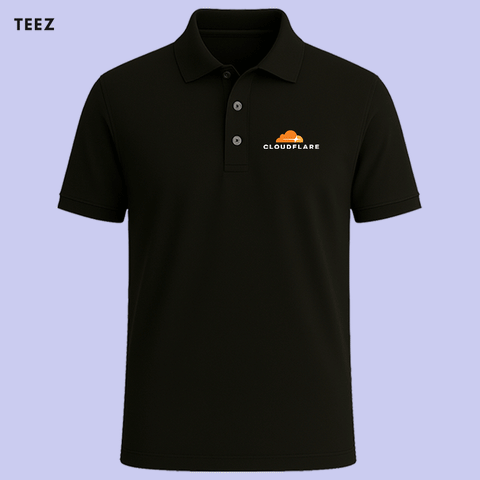Cloudflare Polo T-shirt For Men – Developer Style & Comfort