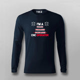 CNC OPERATOR, Not a  Mechanik funny Automobile Mechanic T-shirt Online India.