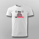 CNC OPERATOR, Not a  Mechanik funny Automobile Mechanic T-shirt Online India.