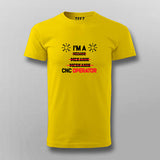 CNC OPERATOR, Not a  Mechanik funny Automobile Mechanic T-shirt Online India.